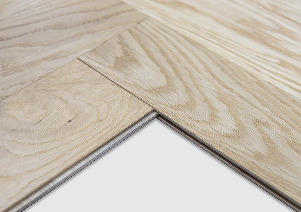 Engineered Wood Flooring - Oak - Herringbone Prefinished - Image 2